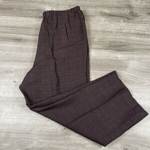 EILEEN FISHER Pants Size Unknown 28"x21" Linen Viscose Purple-ish Brown
